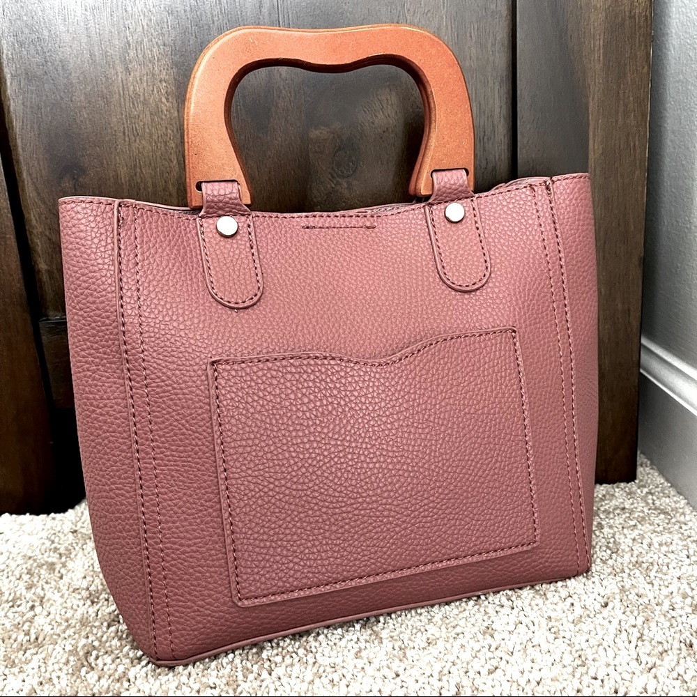Isabelle Pink Vegan Leather Bag
